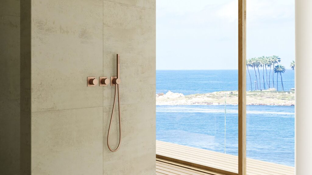 Termostato Slim com ducha manual Codda Sala de Banho