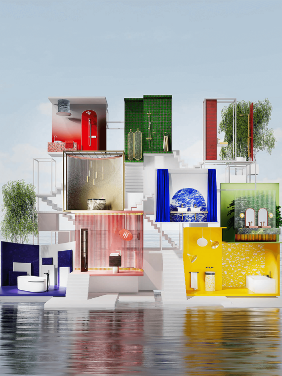 Design de luxo em metais AXOR para banheiros contemporâneos